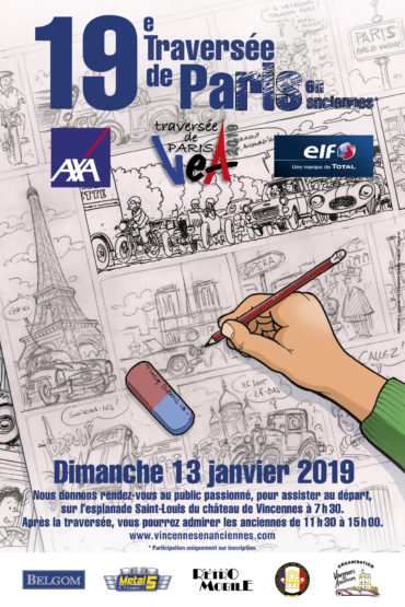 19e Traversée de Paris en Anciennes