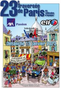 Affiche Traversée de Paris hivernale 2023